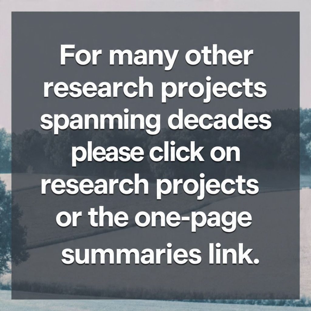 Many other projects